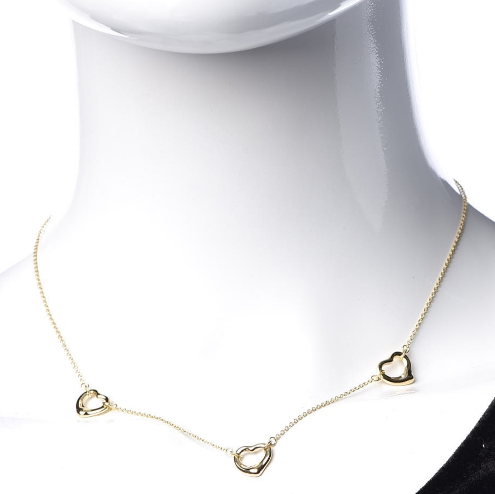 Tiffany & Co. Elsa Peretti 18k Open Heart necklace